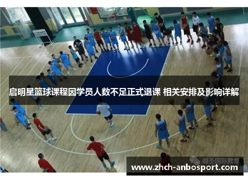 启明星篮球课程因学员人数不足正式退课 相关安排及影响详解