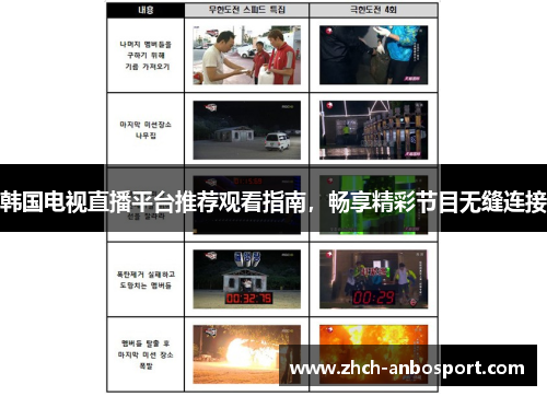韩国电视直播平台推荐观看指南,畅享精彩节目无缝连接